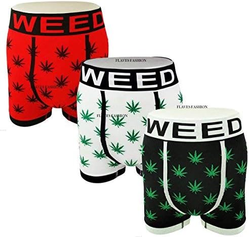 (FF11) 12 Pairs Mens Boxer Shorts Seamless Trunks Briefs Adults Underwear Weed Designer