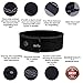 DEFY Lever Belt 100% Cowhide Genuine Leather 10MM Gym Training Power Lifting Men & Women Weightlifting Belt Black