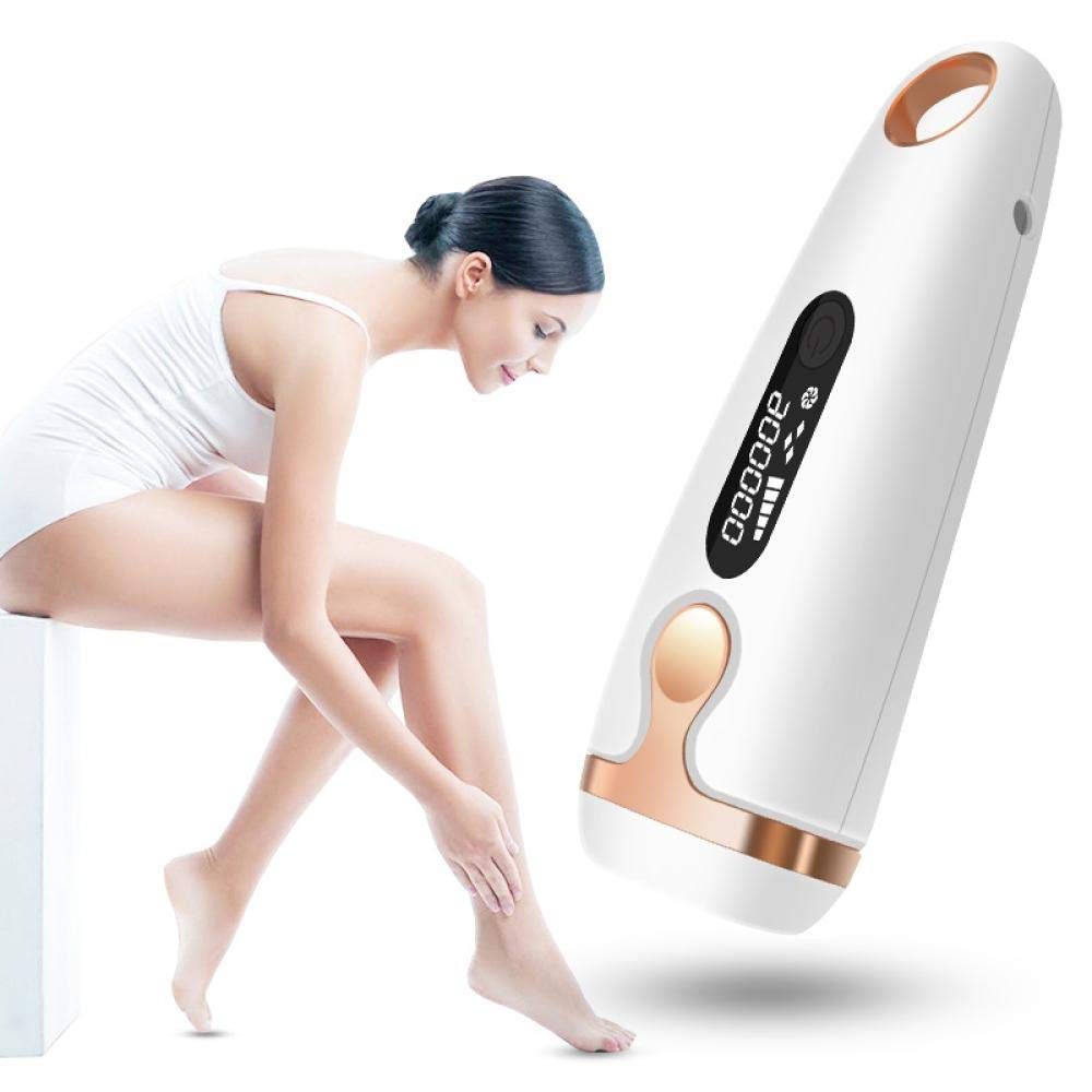 Laser Depilator IPL Epilator Permanent,Professional Hair Removal Flash Touch Body Leg Bikini Trimmer Photoepilator -White
