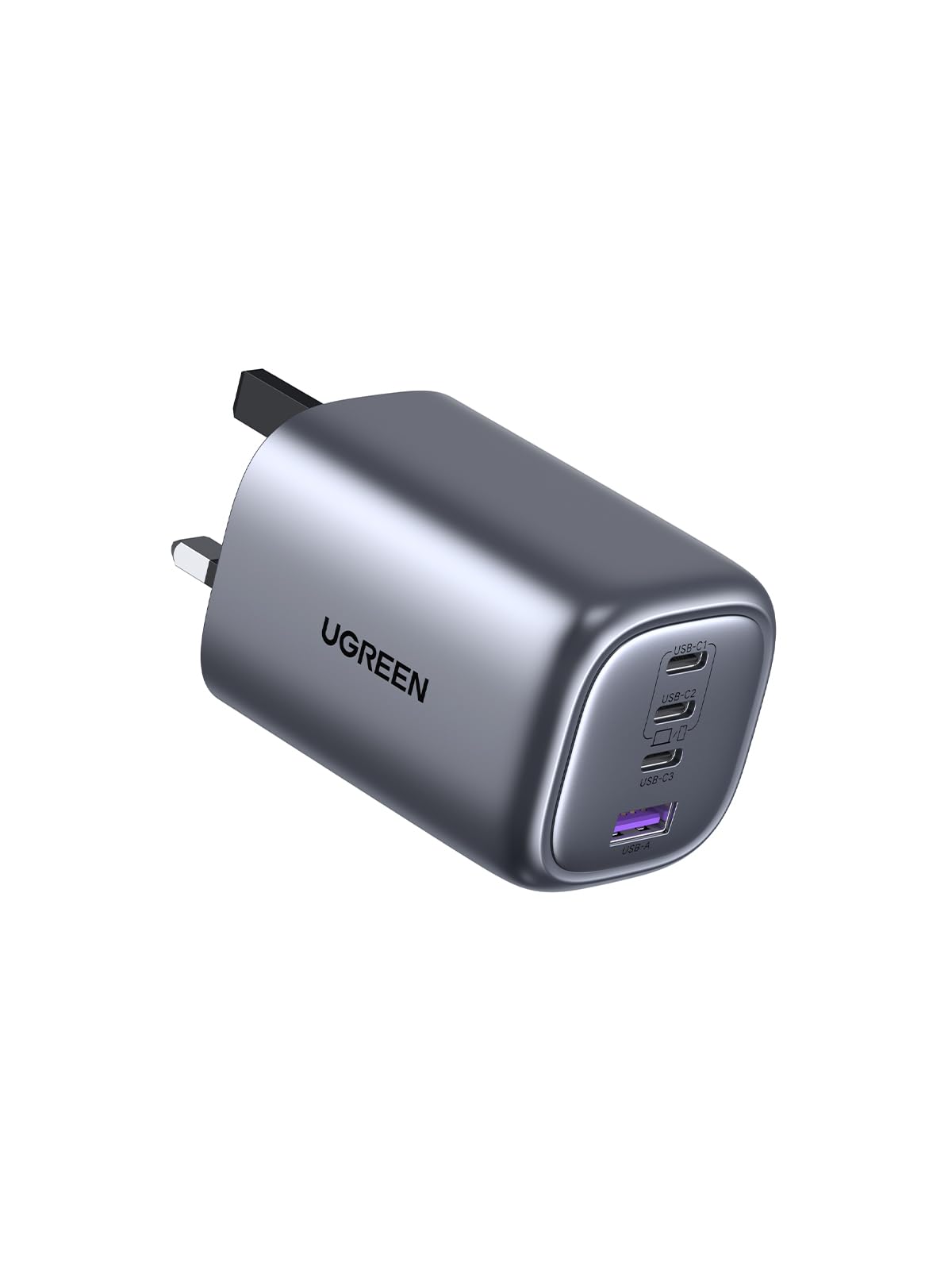 UGREEN USB C Charger 100W Fast Charger Plug Nexode 4-Port GaN Laptop Charger Compatible with MacBook Pro M3/Air, ThinkPad, Pixelbook, iPad Pro, iPhone 17 Pro/Air/17/16/15, Galaxy S24, etc