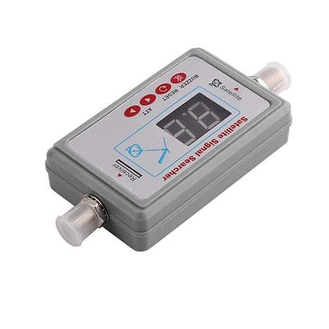 vige Mini Antena Digital Portátil Buscador de Señal de Satélite LCD Zumbador JS-SF05 TV