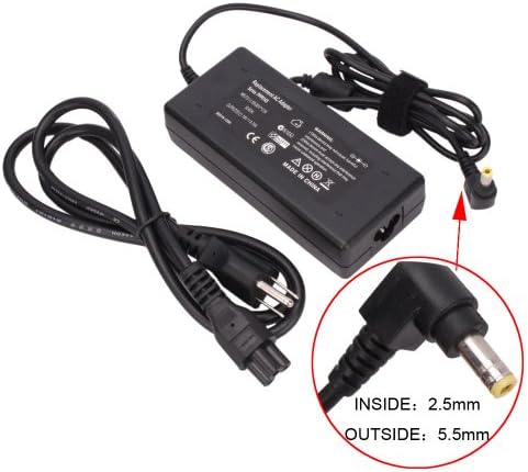 Electronic Shop AC Adapter Power Supply Battery Charger with Power Adapter Cord for Toshiba Satellite P305D-S8900