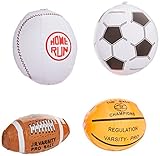 12 Mini SPORTS BALL Beach BALL Inflates/8