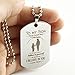 memory gift To My Son Dog Tag Gifts Necklace Mother Son Pendant Military Mother To Son Birthday Gift