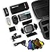 Flashpoint eVOLV 200 R2 TTL Pocket Flash Strobe Light Kit, 200Ws Speedlight,1/8000 HSS,500 Full Power Flashes,2900mAh Battery, Bundle w/Glow HexaPop 24 II & OTA Adapter for Strobe Light Photography
