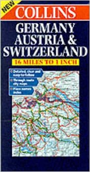 Germany, Austria and Switzerland Road Map: Harper Collins Publishers ...