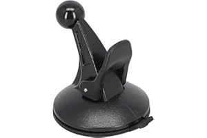 Windshield Suction Cup Mount GPS Holder for Nuvi Navigator, Black Plastic Car Accessory with 0.7 cm Round Head Diameter