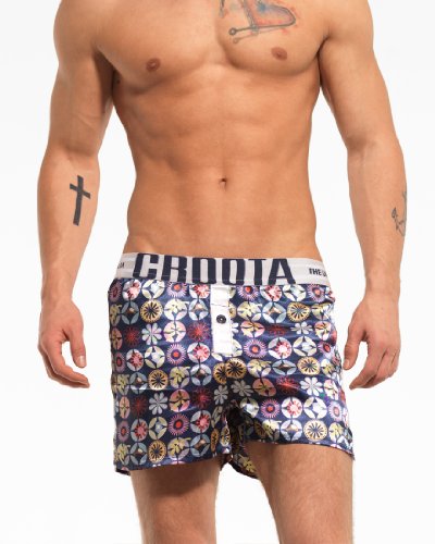 Croota Mens Underwear Boxer Shorts, Low-Rise, Pattern Design, TR02L