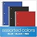 Oxford Spiral Notebooks, 1-Subject, Wide Ruled Paper, Durable Plastic Cover, 100 Sheets, Divider Pocket, 3 per Pack (10389)