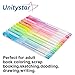 UnityStar Gel Pens Set, 180 Assorted Unique Colors (No Duplicate) Adult Coloring Gel Pens with Metallic Neon Glitter Magic Colors & Gift Box for Painting Drawing Writing