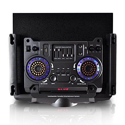 Pyle-PSUFM1238BT-Bluetooth-PA-Loudspeaker-Karaoke-Entertainment-System-Wireless-Mic