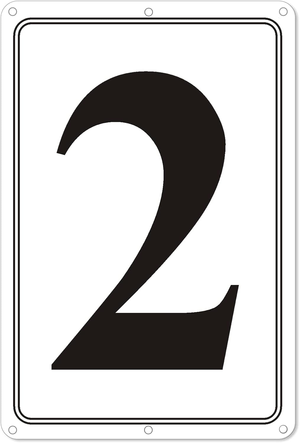 Yard Signs - Premium Aluminum Number Signs 2-12