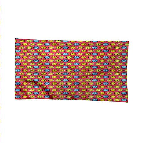 Clocksimple tapestryart tapestryCartoon Style Analog Watch 84W x 54L Inch