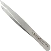 Pointed Slant Hair Tweezers Stainless Steel - Tenartis Made in Italy