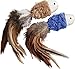 KONG - Cat Naturals Crinkle Fish - (2 Pack) Natural Materials, Includes Premium North American Catnip (Colors Vary)