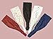 Set of 5 Classy Lace Hair Wrap Headbands Black, Blue, Biege, White & Maroon. by LTD