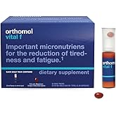 Orthomol Vital F – Daily Multivitamin for Women, Vitamins A, B, C, D, E, K, Folic Acid, Magnesium & Omega-3, Supports Energy, Vitality, & Immune Health, 30-Day Supply, Liquid + Capsule Supplement