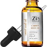 TOP RATED CARROT SEED OIL Organic Cold Pressed by Zia Botanicals is Nourishing ANTIAGING SKIN CARE, and EXCELLENT CARRIER OIL