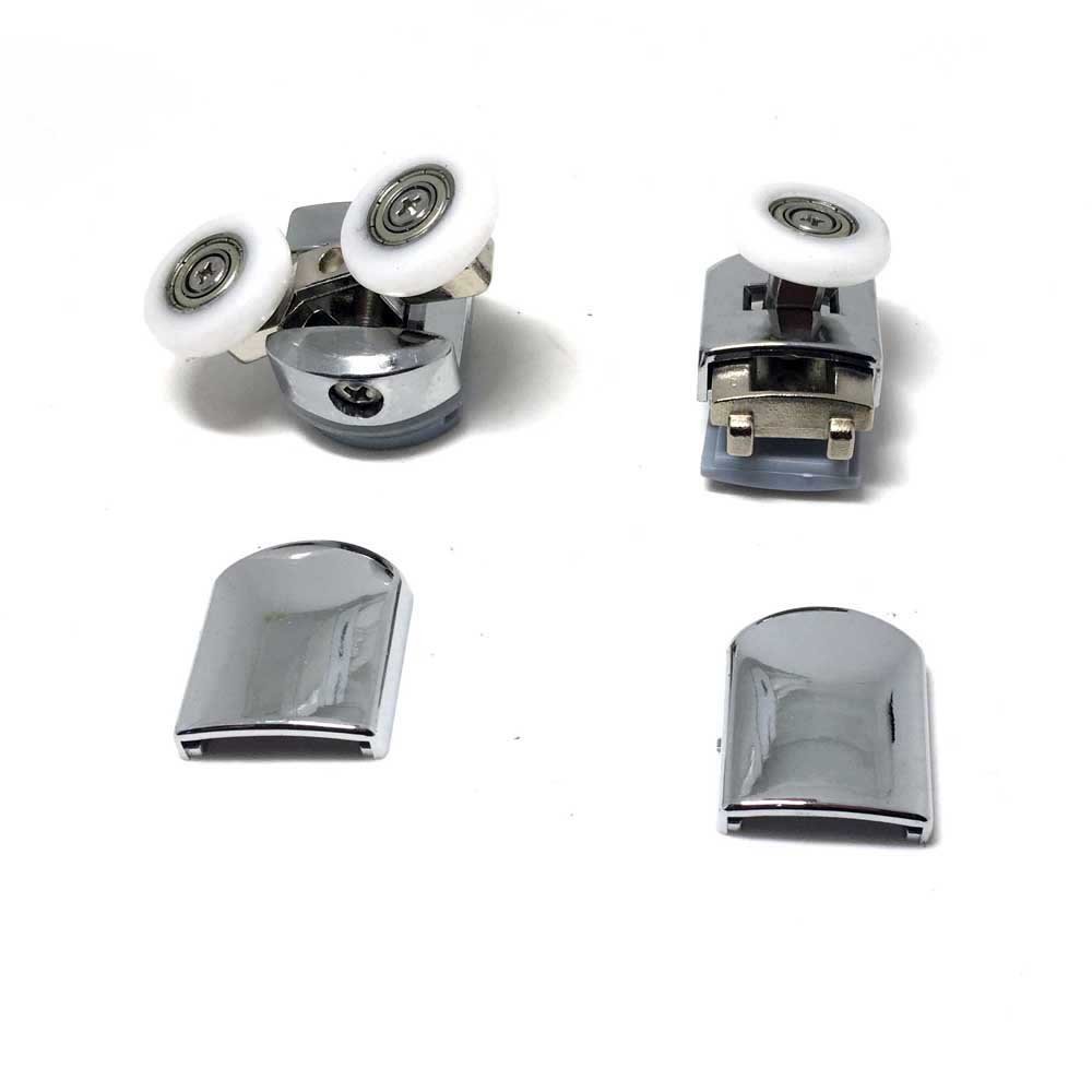 Set of 8 Shower Enclosure Door Zinc Alloy Rollers/Runners/Wheels (Roller diameter 23mm)