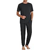 Latuza Men's Jogger Pajama Set Soft Comfy Viscose Sleepwear