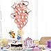 ZSNWGZ Sweet 12th Birthday Decorations Party Supplies,Rose Gold Number 12 Balloons,12th Foil Mylar Balloons Latex Balloon Decoration,Great 12th Birthday for Girls,Women,Men,Photo Props