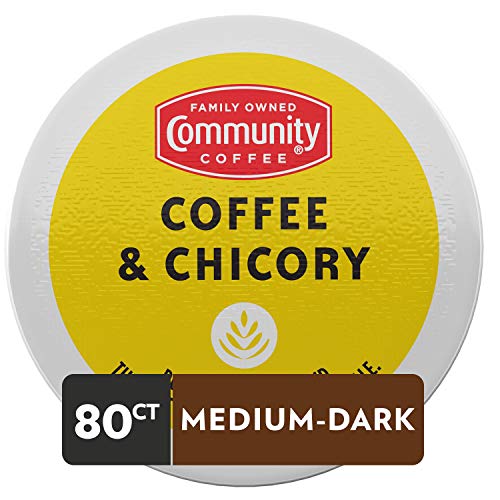 Community Coffee & Chicory 80 Single Serve KCup Compatible Pods, 80