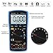 Digital Multimeter, Morpilot Auto-Ranging 6000 Counts DC/AC Voltage & Current, Resistance, Frequency, Continuity, Capacitance, Diode, Temperature, 3.0 Inch Backlight Large LCD Display & Test Leads