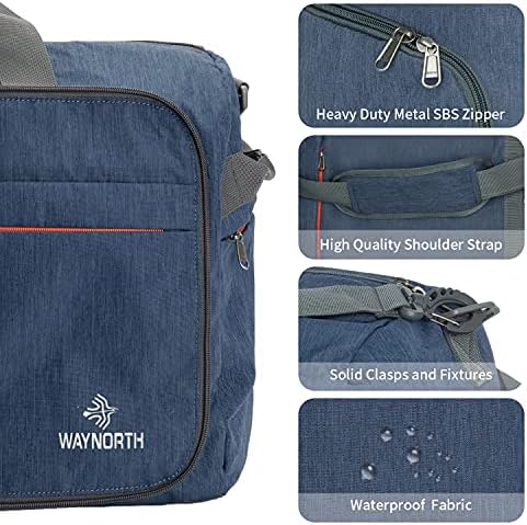 Waynorth 65L Foldable Travel Duffel Bag Weekender Bag with Shoes Compartment for Men Women Water-proof & Tear Resistant Duffel Bag Travel Bag Sports Gym Bag 2 Waynorth 65L Foldable Travel Duffel Bag Weekender Bag with Shoes Compartment for Men Women Water-proof & Tear Resistant Duffel Bag Travel Bag Sports Gym Bag
