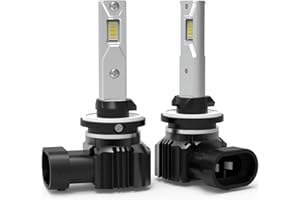 CHOPDARK K7571-54340 34901-HR6-A60 4010253 894 896 881 LED Bulbs 6500K for Kubota RTV 400 500 520 900 1100 1140, for Tractor BX1870 BX2360 BX2370 BX24D, for Honda Pioneer 500 520 700, Fog Light, 2 bulbs