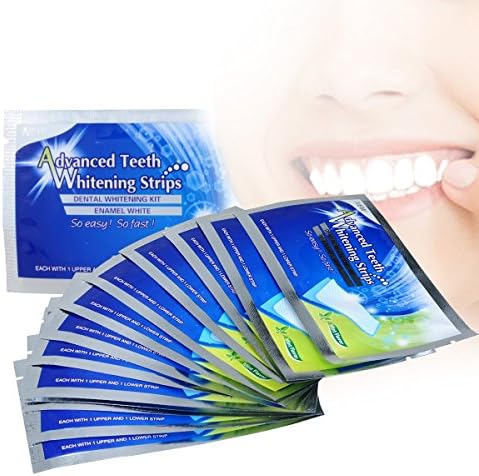 Teeth Whitening Strips 28ps, Professional Teeth Bleaching Gel Teeth Stain Removal Strips by Breett with Mint Flavor, Fast Effective White Strip Dental Whitener Kit Safe for Bright Teeth
