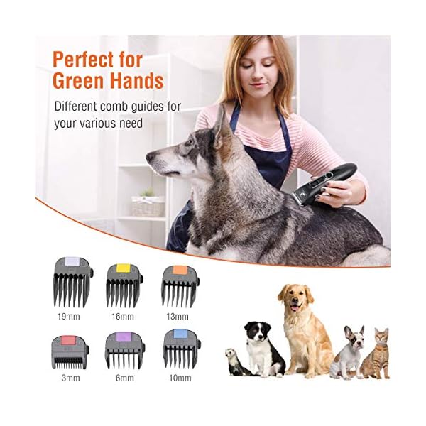 rechargeable dog clippers