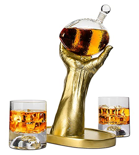 Football Decanter w/ 2 Wine Glasses - Image 4