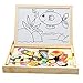 Wooden Multifunction Writing Drawing Toys Board for Kids Jigsaw Puzzle Games by Zhisheng You
