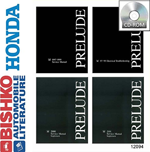 Click Here to See More Images 1997 1999 2001 Honda Prelude Shop Repair Manual CD w/ETM and 00-01 Supplements