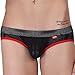 YiZYiF Men's Backless Bikini Jockstrap Briefs Underwear Black Small