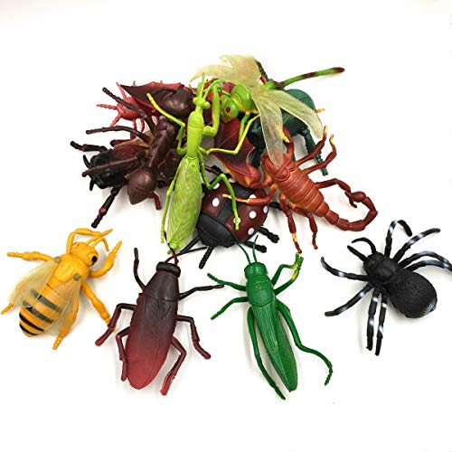 14pcs Bugs Toys Big Realistic Insects Toys Giant Large Fake Bugs
