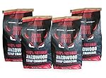 Jealous Devil Quebrancho Blanco Hardwood Lump Charcoal, 100% Natural, Restaurant Quality, 4 - 8.8lb Bags