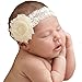 Miugle Baby Baptism Headbands Baby Girls Lace Headbands