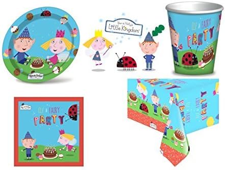 BEN AND HOLLY's LITTLE KINGDOM Essential Birthday Party Kit for 16 Guests by Ben & Holly