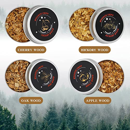 Electric Whiskey Smoker Kit With 6 Flavors Wood Chips, Old Fashioned Smoker K