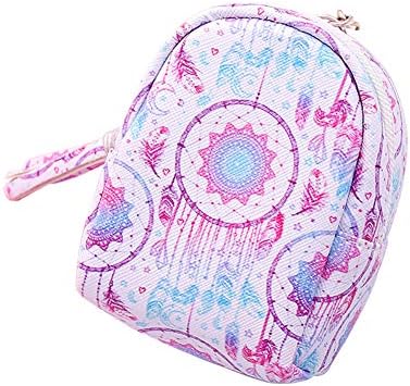 Xyanxxx クリエイティブキーホルダー スクールバッグ型 コイン財布 カードキーホルダー キーリング アクセサリー カーバッグ ペンダント装飾