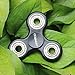 Hand Spinner Fidget Toy, Comroll Tri-Spinner Fidget Toy for Fun, ADD, ADHD, Anxiety, Autism, and Killing Time, Fidget Spinner Black with Ultra Fast Bearing