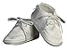 Baby Boy Satin Bootie Perfect for a Christening Baptism or Any Special Occasion (Size 4/8 to 10 months / 4.6 inch length)
