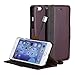 iPhone 6S Plus case, ACEABOVE iPhone 6S Plus Wallet Case [Book Cover Case] - Genuine Leather Wallet Cover with STAND Flip Cover and [Card Slots] and [Hand Strap] for Apple iPhone 6S Plus / iPhone 6 Plus (Purple)