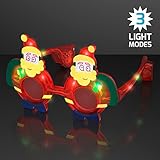 Light Up Santa Sunglasses