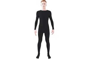Ensnovo Adult Spandex One Piece Unitard Full Body Suit Costume