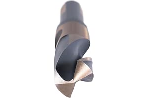 Accusize Industrial Tools 1-1/8" ANSI M35(H.S.S.+5% Cobalt) 3/4" Shank S&D Drill, 135° Split Point, 0434-0118