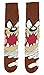 Looney Tunes Tasmanian Devil Lil Taz Crazy Photo Real Men's Crew Socks