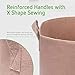 VIVOSUN 5-Pack 3 Gallons Grow Bags Heavy Duty Thickened Nonwoven Fabric Pots with Strap Handles Tan