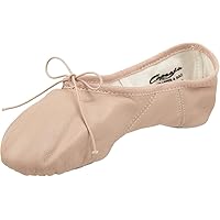 Capezio Women's 2028 Canvas Juliet Ballet Shoe Nude Capezio Canvas